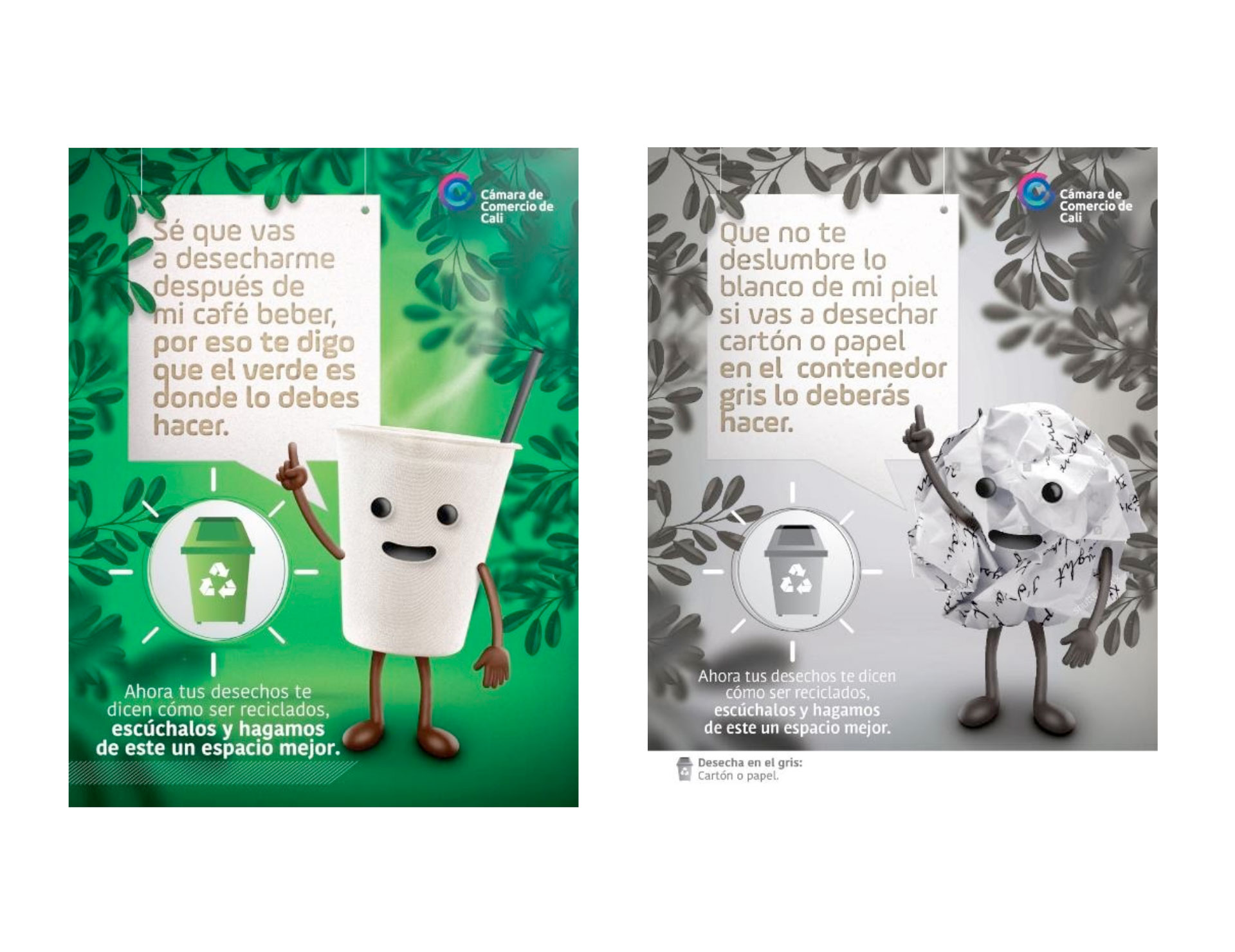 CAMARA-DE-COMERCIO-DE-CALI-RECICLAJE-reinvent branding creative agency